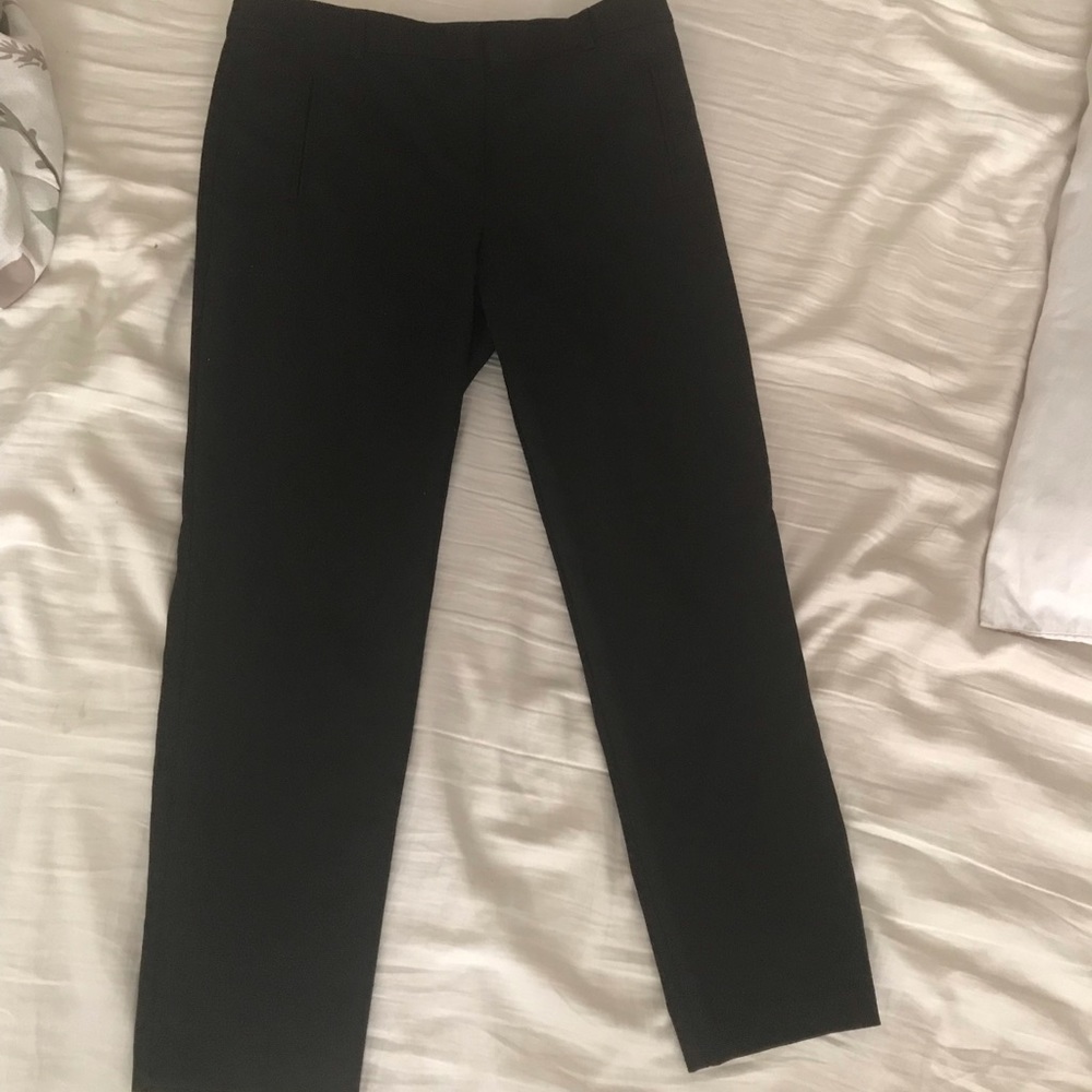 Black ankle length pants